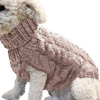 Dogs Knitted Sweater Winter Warm Clothing