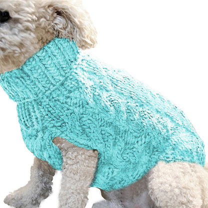 Dogs Knitted Sweater Winter Warm Clothing