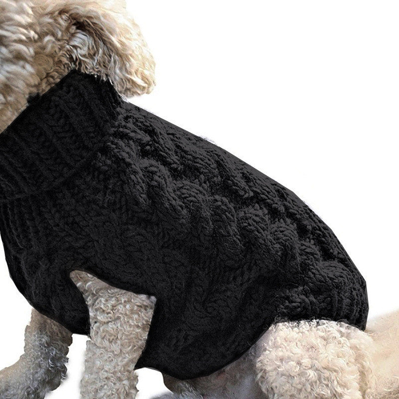 Dogs Knitted Sweater Winter Warm Clothing