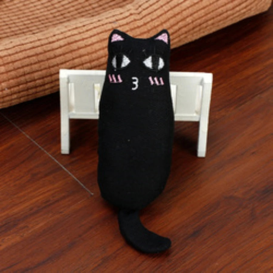 Catnip Plush Toy with Rustling Sound for Kittens - Adorable Teeth Grinding Accessory for Pets - the hidden spot 