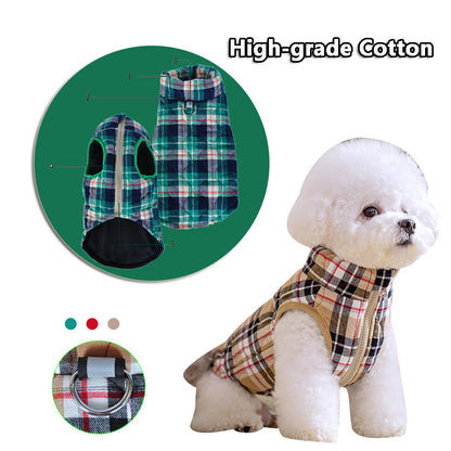 Winter Zipper jacket for Dogs Heavy Cotton